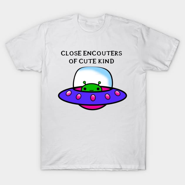 Cutie Ufo T-Shirt by Zefkiel